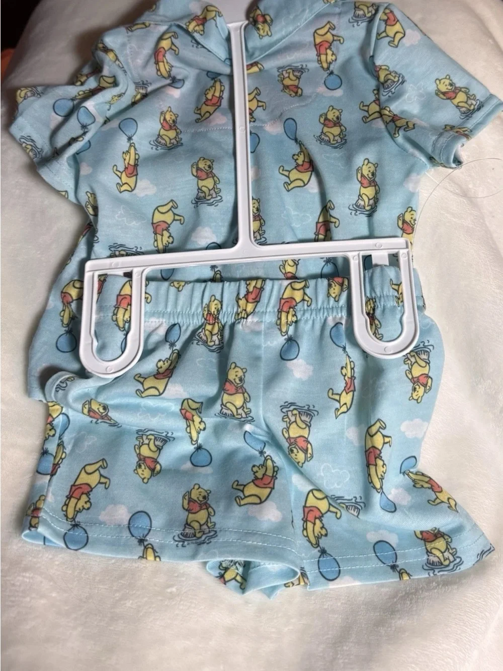 Disney Winnie The Pooh 2 Piece Toddler Short Pajama Set NO HANGER
